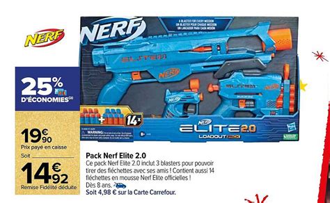 nerf elite 2.0 carrefour.